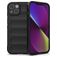 Mobigear Bumpy iPhone 14 Hoesje Flexibel TPU Backcover - Zwart