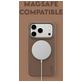 CARE by PanzerGlass Fashionable iPhone 17 Pro Siliconen MagSafe Hoesje Backcover - Espresso