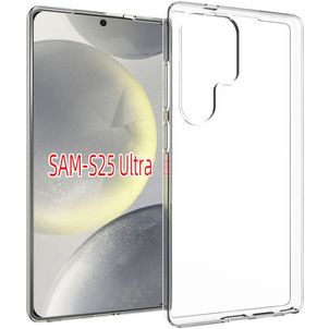 Mobigear Basics Doorzichtig Samsung Galaxy S25 Ultra Hoesje Flexibel TPU Backcover - Transparant