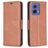 Mobigear Excellent Motorola Moto G85 Hoesje Bookcase Portemonnee - Bruin