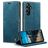 CaseMe 013 Samsung Galaxy A16 Hoesje Bookcase Portemonnee - Blauw