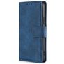 Mobigear Croco Motorola Moto E7i Power Hoesje Bookcase Portemonnee - Blauw