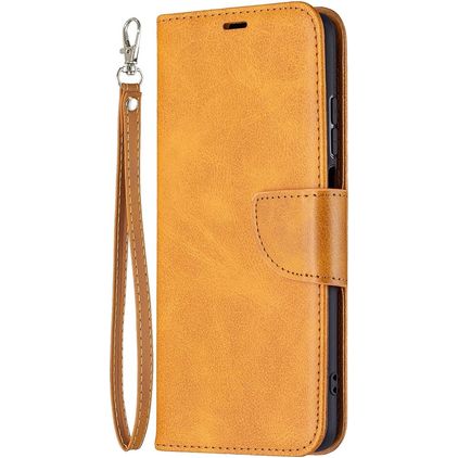 Mobigear Excellent Xiaomi Redmi 10 4G Hoesje Bookcase Portemonnee - Cognac