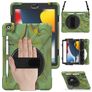 Mobigear SureGrip XGuard iPad 8 (2020) Hoes Hard Kunststof,Siliconen Backcover + Stylus Houder + Schouderband + Standaard - Camouflage