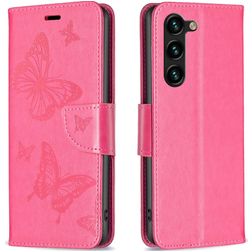 Mobigear Butterfly Samsung Galaxy S24 Plus Hoesje Bookcase Portemonnee - Rood