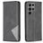 Mobigear Rhombus Slim Samsung Galaxy S25 Ultra Hoesje Bookcase - Zwart