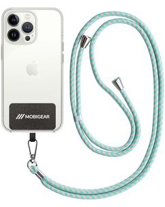 Mobigear Lanyard Universeel Telefoonkoord Verstelbaar - Roze / Groen