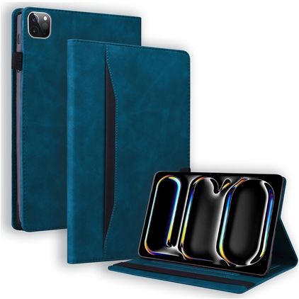 Mobigear Folio iPad Pro 13 Inch (2024) Hoes Bookcase - Donkerblauw