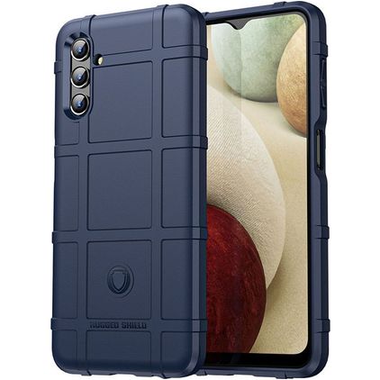 Mobigear Rugged Shield Samsung Galaxy A13 5G Hoesje Flexibel TPU Backcover Shockproof - Blauw