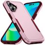 Mobigear Heavy Armor iPhone 16 Hoesje Hardcase Backcover Shockproof - Roze