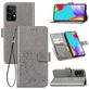 Mobigear Clover Samsung Galaxy A52 Hoesje Bookcase Portemonnee - Grijs