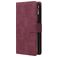 Mobigear Zipper Samsung Galaxy A71 Hoesje Bookcase Portemonnee - Rood