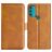 Mobigear Slim Magnet Motorola Moto G71 5G Hoesje Bookcase Portemonnee - Cognac