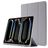 Mobigear Tri-Fold Gel iPad Pro 11 Inch (2025) Hoes TPU,Kunstleer Bookcase + Stylus Houder - Grijs