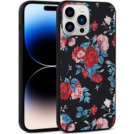 Mobigear Flowers iPhone 14 Pro Max Hoesje Hardcase Backcover - Model 2