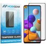 Mobigear Premium Samsung Galaxy A21s Glazen Screenprotector - Case Friendly - Zwart