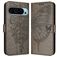 Mobigear Butterfly Google Pixel 9 Pro XL Hoesje Bookcase Portemonnee - Grijs