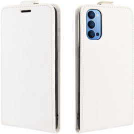Mobigear OPPO Reno 4 Hoesje Flipcase - Wit