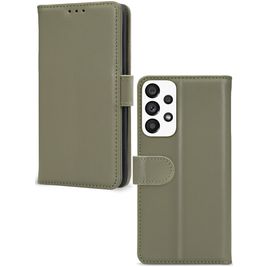 Mobilize Premium Gelly Wallet Samsung Galaxy A53 Hoesje Bookcase Portemonnee - Groen