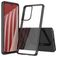Mobigear Crystal Samsung Galaxy A73 Hoesje Hardcase Backcover - Transparant / Zwart