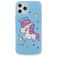 Mobigear Design iPhone 12 Pro Hoesje Flexibel TPU Backcover - Eenhoorn
