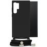 Mobilize Lanyard Gelly Samsung Galaxy S23 Ultra Flexibel TPU Hoesje met koord - Zwart