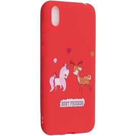 Mobigear Design HONOR 8S Hoesje Flexibel TPU Backcover - Lovers