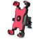 Mobigear PushHold Telefoonhouder Fiets Fietsstuur Bevestiging Klem Universeel - Rood