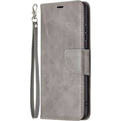 Mobigear Excellent Samsung Galaxy A22 5G Hoesje Bookcase Portemonnee - Grijs