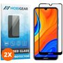 Mobigear Premium Huawei Y6s Glazen Screenprotector - Case Friendly - Zwart (2-Pack)