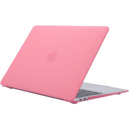 Mobigear Cream Matte MacBook Pro 13 Inch (2016-2023) Hoes Hardshell Laptopcover MacBook Case - Roze - Model A1706 / A1708 / A1989 / A2159 / A2289 / A2251 / A2338