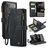 CaseMe C30 iPhone Air Hoesje Bookcase Portemonnee - Zwart