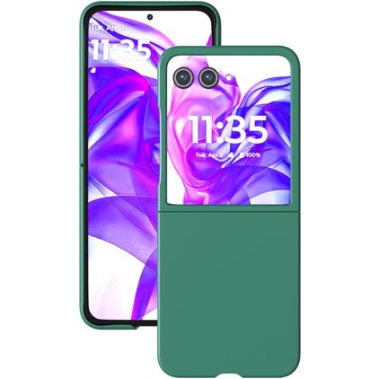 Mobigear Colors Motorola Razr 50 Ultra Hoesje Hardcase Backcover - Groen
