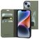 Mobiparts Classic Wallet iPhone 14 Hoesje Bookcase Portemonnee - Stone Green