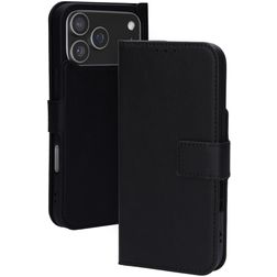 Mobiparts Classic Wallet iPhone 17 Pro Max MagSafe Hoesje Bookcase - Zwart