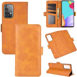 Mobigear Slim Magnet Samsung Galaxy A52s 5G Hoesje Bookcase Portemonnee - Cognac