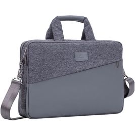 Rivacase Egmont Laptop Laptop Schoudertas Laptoptas - Grijs Rivacase Egmont Laptop Laptop Schoudertas Laptoptas - Grijs