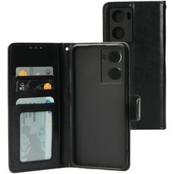 Mobiparts Classic Wallet OPPO A57s Hoesje Bookcase Portemonnee - Zwart