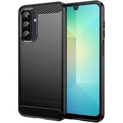 Mobigear Brushed Slim Samsung Galaxy A26 Hoesje Flexibel TPU Backcover - Zwart