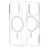 Mobiparts Hardcover Doorzichtig iPhone 16 Pro MagSafe Hoesje Hardcase Backcover - Transparant