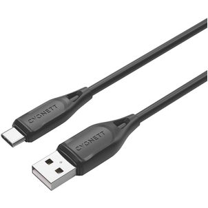 Cygnett Essentials USB-A naar USB-C Kabel 1 Meter - Zwart