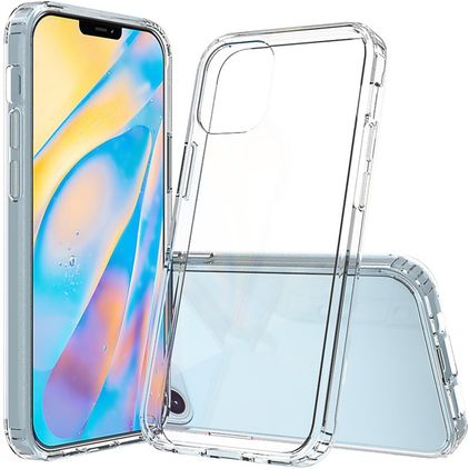 Mobigear Crystal Doorzichtig iPhone 12 Mini Hoesje Hardcase Backcover - Transparant
