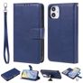 Mobigear Wallet iPhone 12 Mini Hoesje Uitneembare 2in1 Bookcase Portemonnee - Blauw