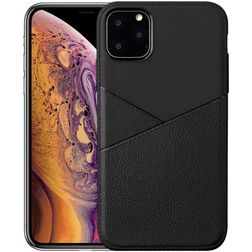 Mobigear Excellent iPhone 11 Pro Hoesje Flexibel TPU Backcover - Zwart