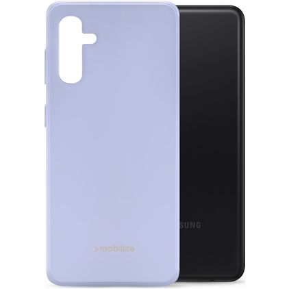 Mobilize Rubber Gelly Samsung Galaxy A04s Hoesje Flexibel TPU Backcover - Pastel Purple