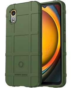Mobigear Rugged Shield Samsung Galaxy Xcover 7 Hoesje Flexibel TPU Backcover Shockproof - Groen