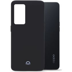 Mobilize Rubber Gelly OPPO Reno 7 Lite Hoesje Flexibel TPU Backcover - Matt Black