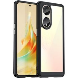Mobigear Crystal OPPO Reno 8T 5G Hoesje Hardcase Backcover - Zwart