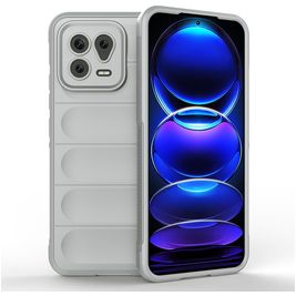 Mobigear Bumpy Xiaomi 13 Hoesje Flexibel TPU Backcover - Grijs