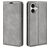 Mobigear Retro Slim iPhone 17 Hoesje Bookcase Portemonnee - Grijs